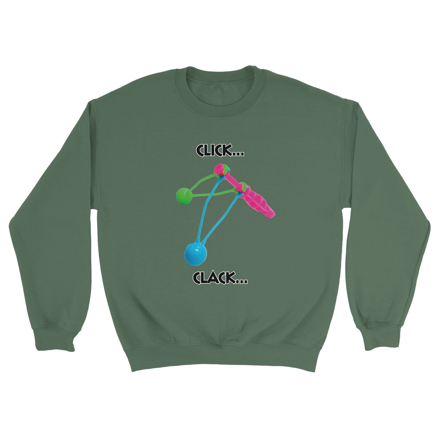 Click Clacker Classic Unisex Crewneck Sweatshirt