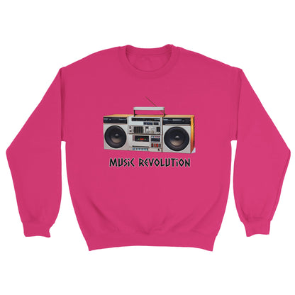 Music Revolution Classic Unisex Crewneck Sweatshirt