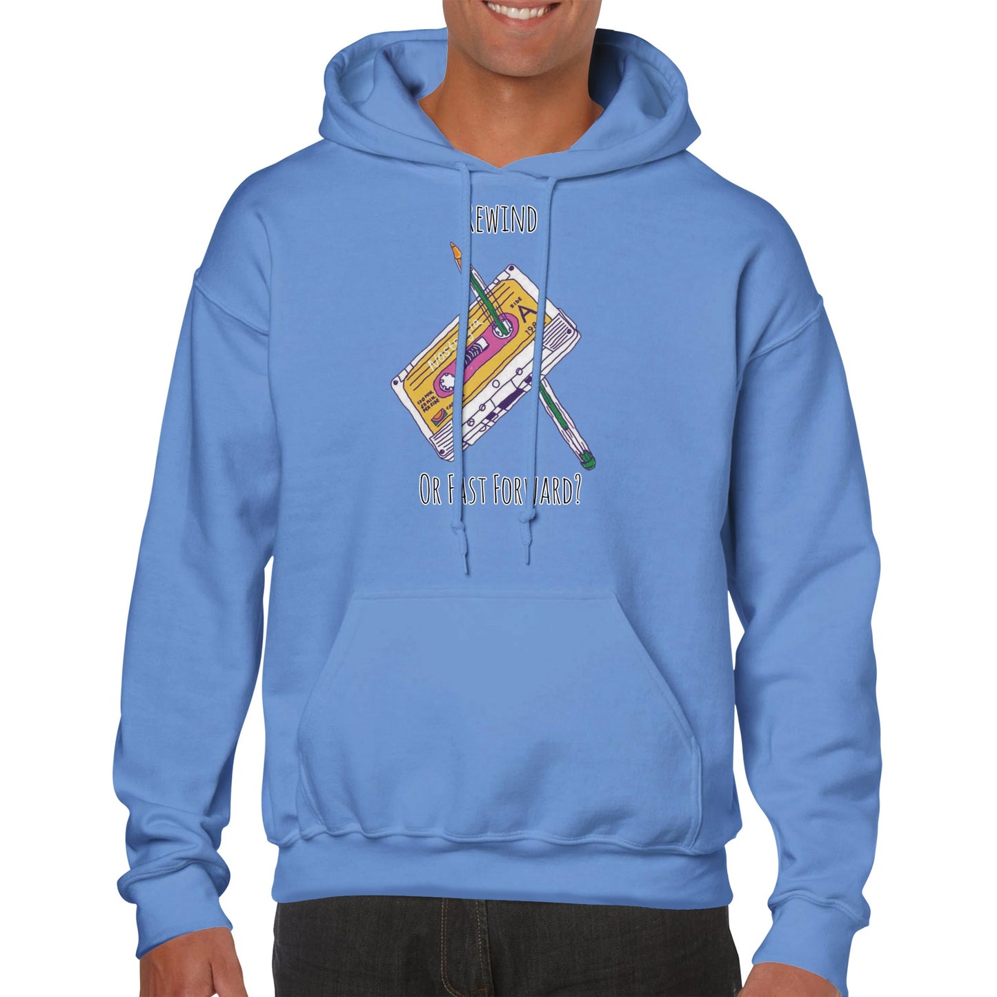 Cassette Rewind Classic Unisex Pullover Hoodie