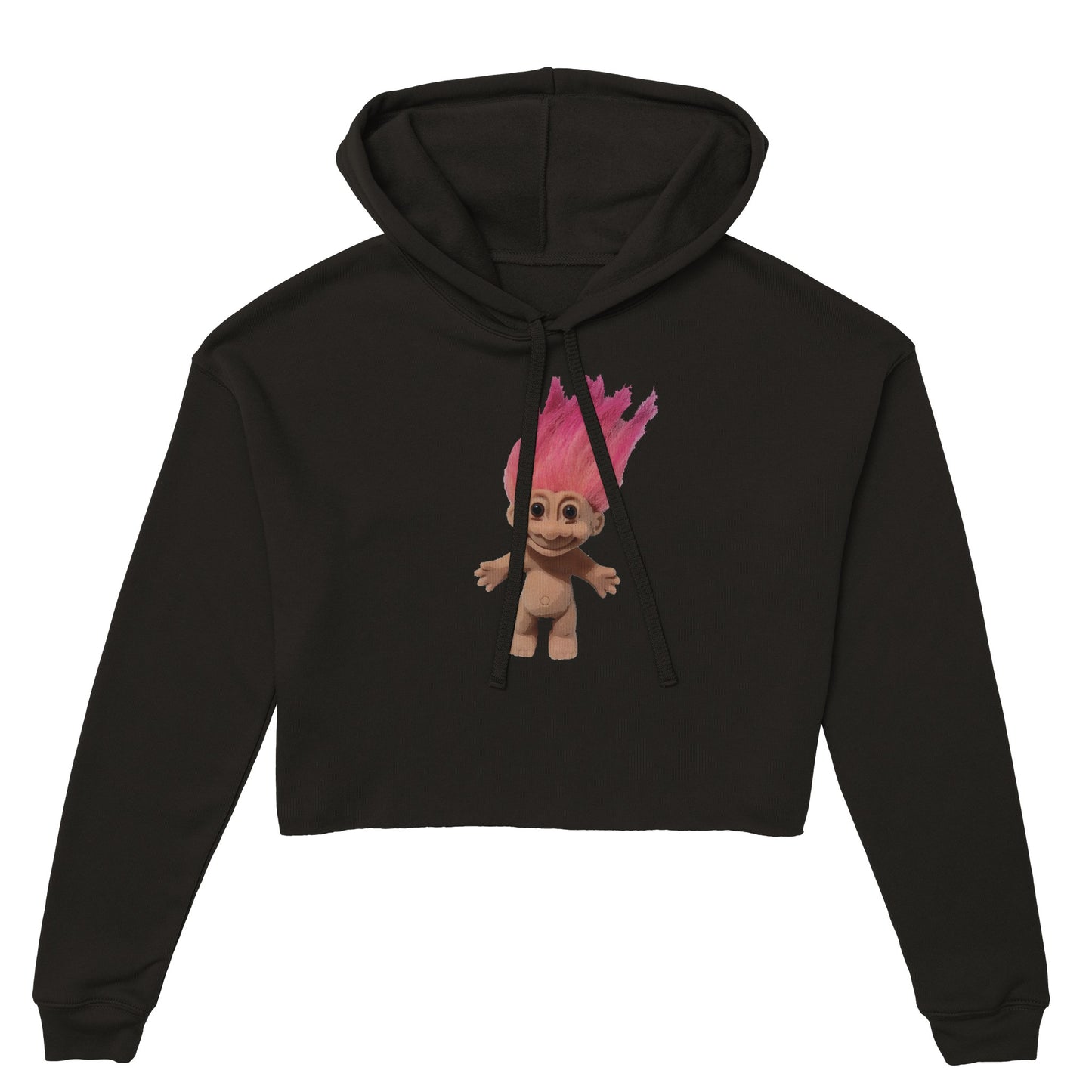 Troll Women's Cropped Hoodie