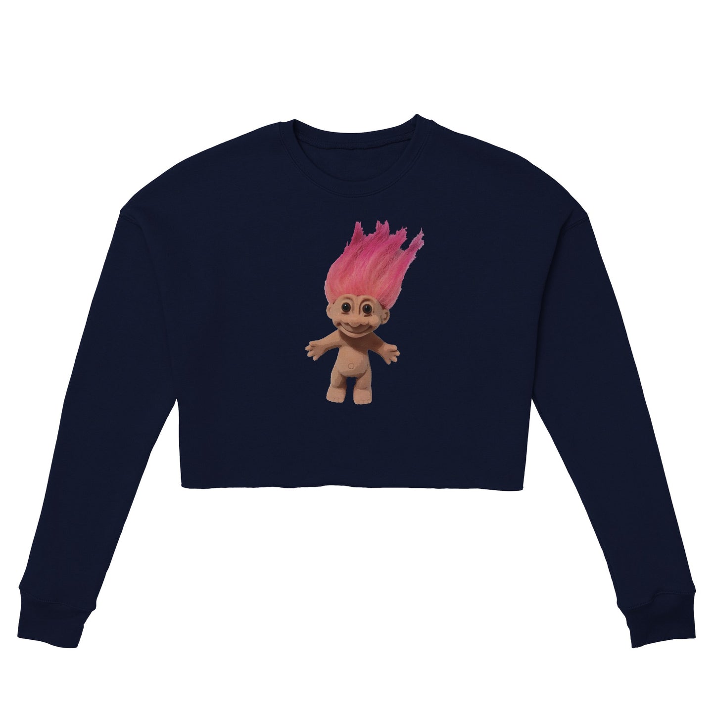 Troll Women's Cropped Sweatshirt