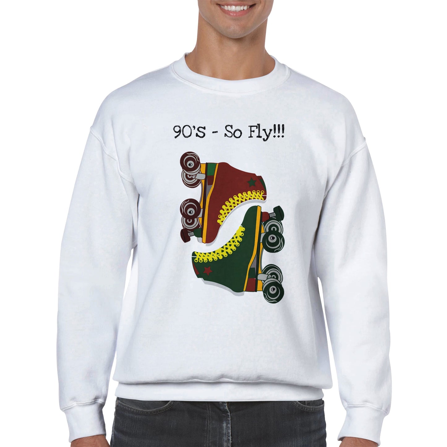 Roller Skates Classic Unisex Crewneck Sweatshirt