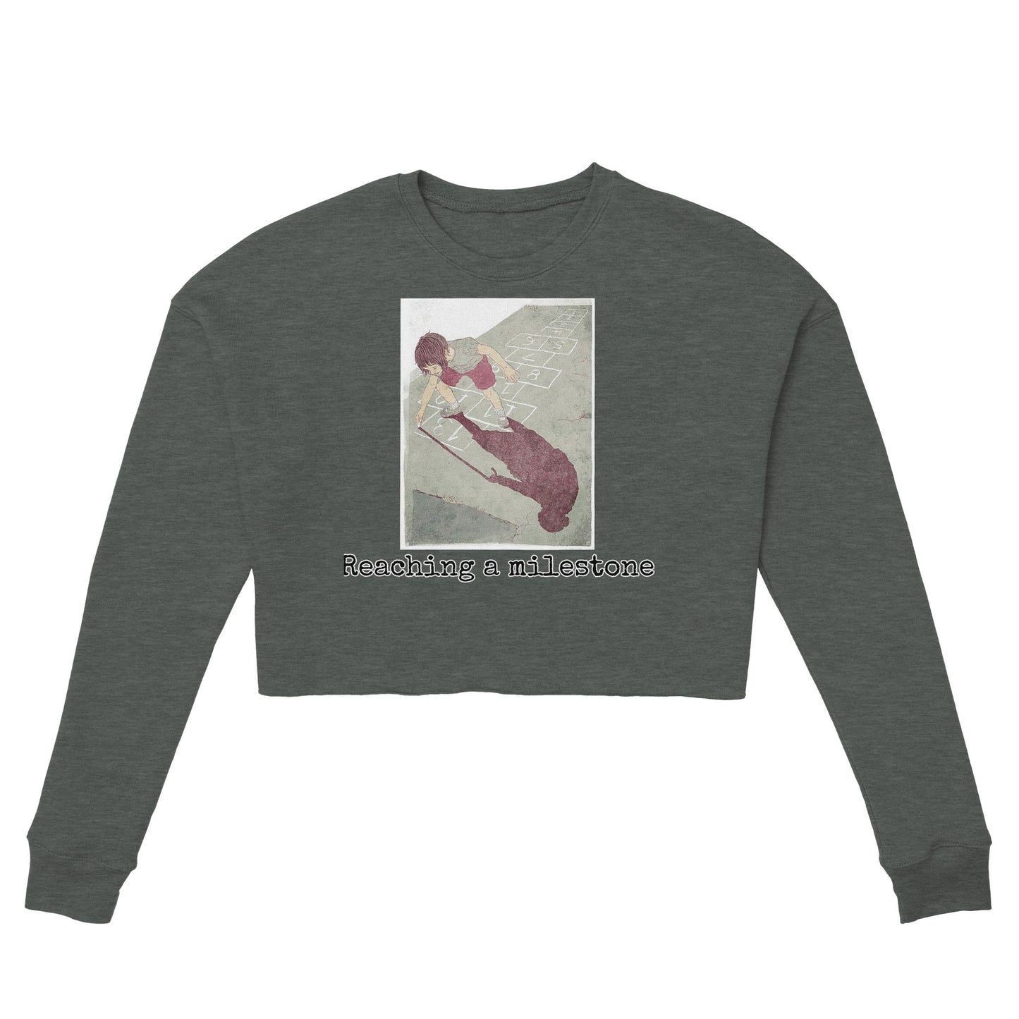 Hopscotch Women's Cropped Sweatshirt