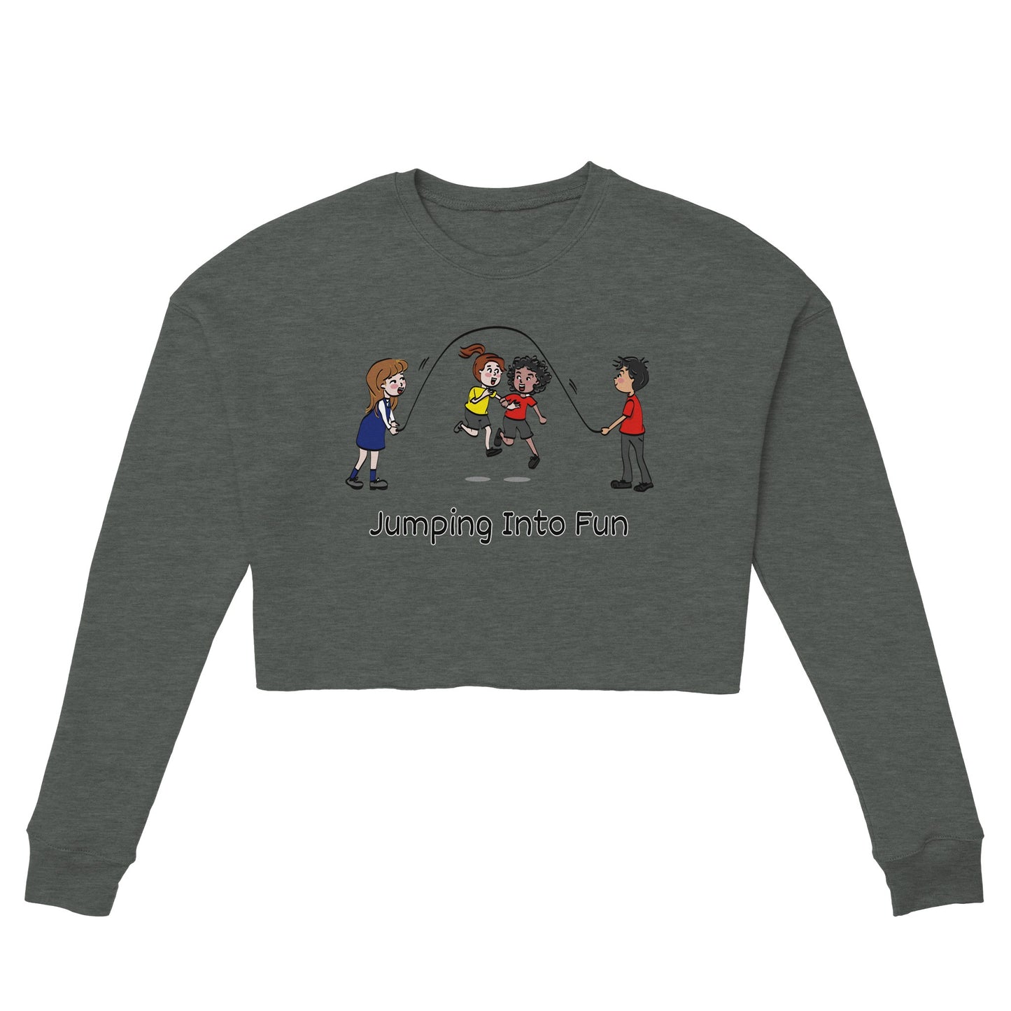 Jump Rope Women's Cropped Sweatshirt