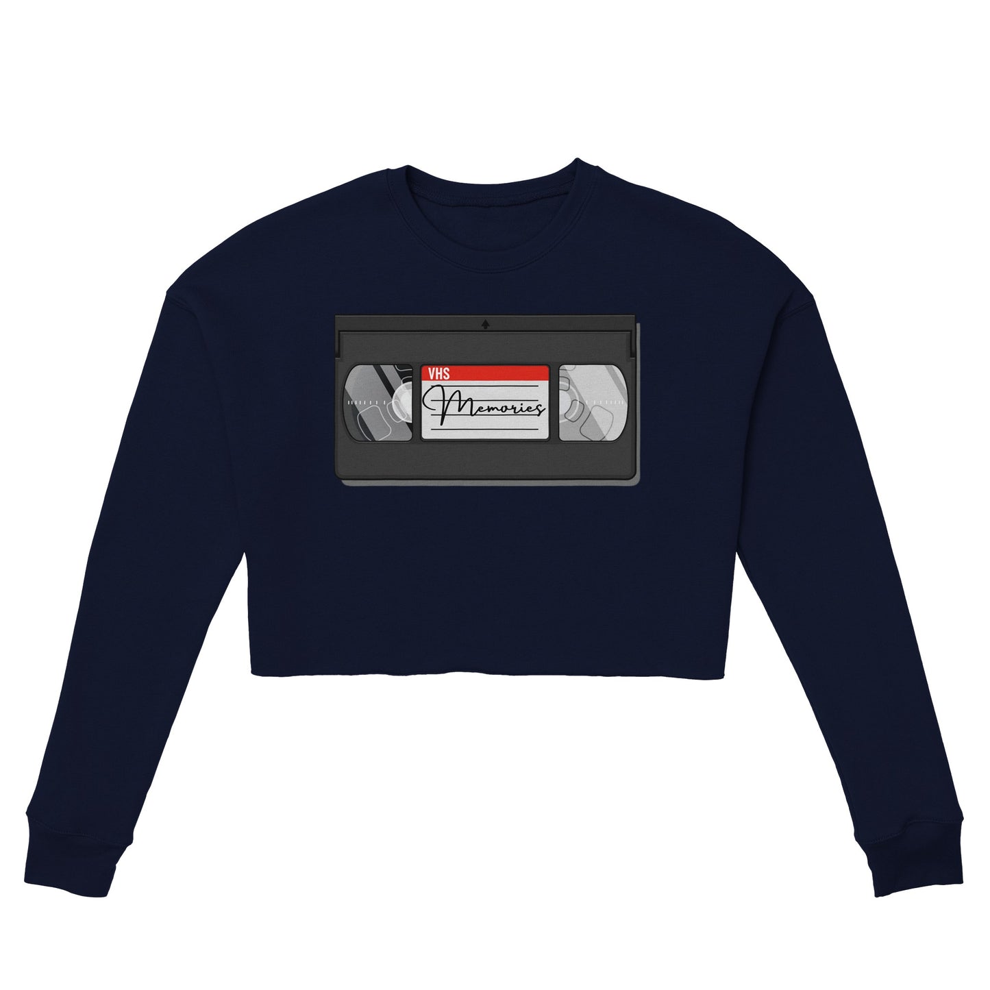 VHS Tape Women's Cropped Sweatshirt