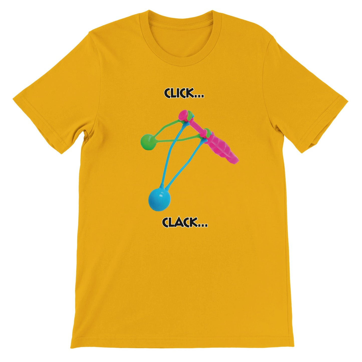 Clicker Clacker Premium Unisex Crewneck T-shirt