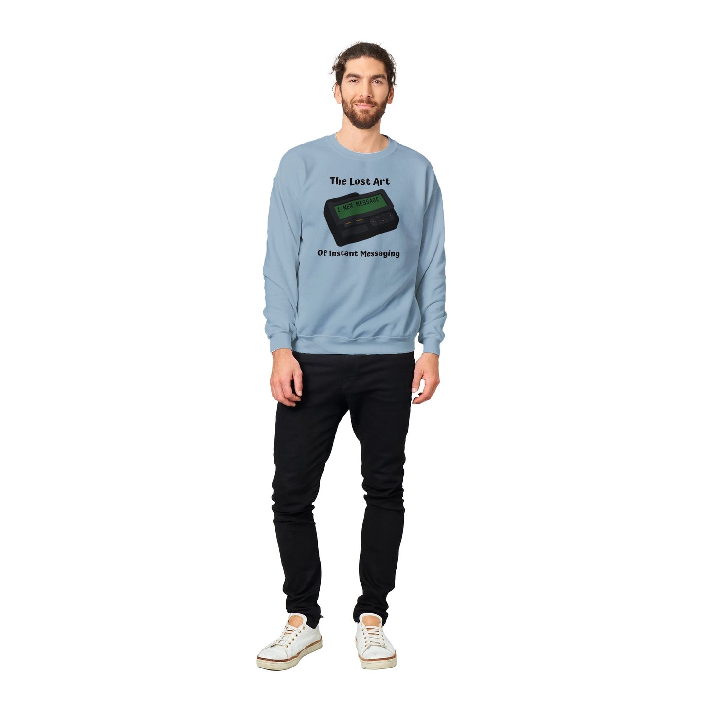 Pager Classic Unisex Crewneck Sweatshirt