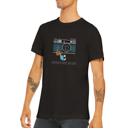 Camera With Film Premium Unisex Crewneck T-shirt