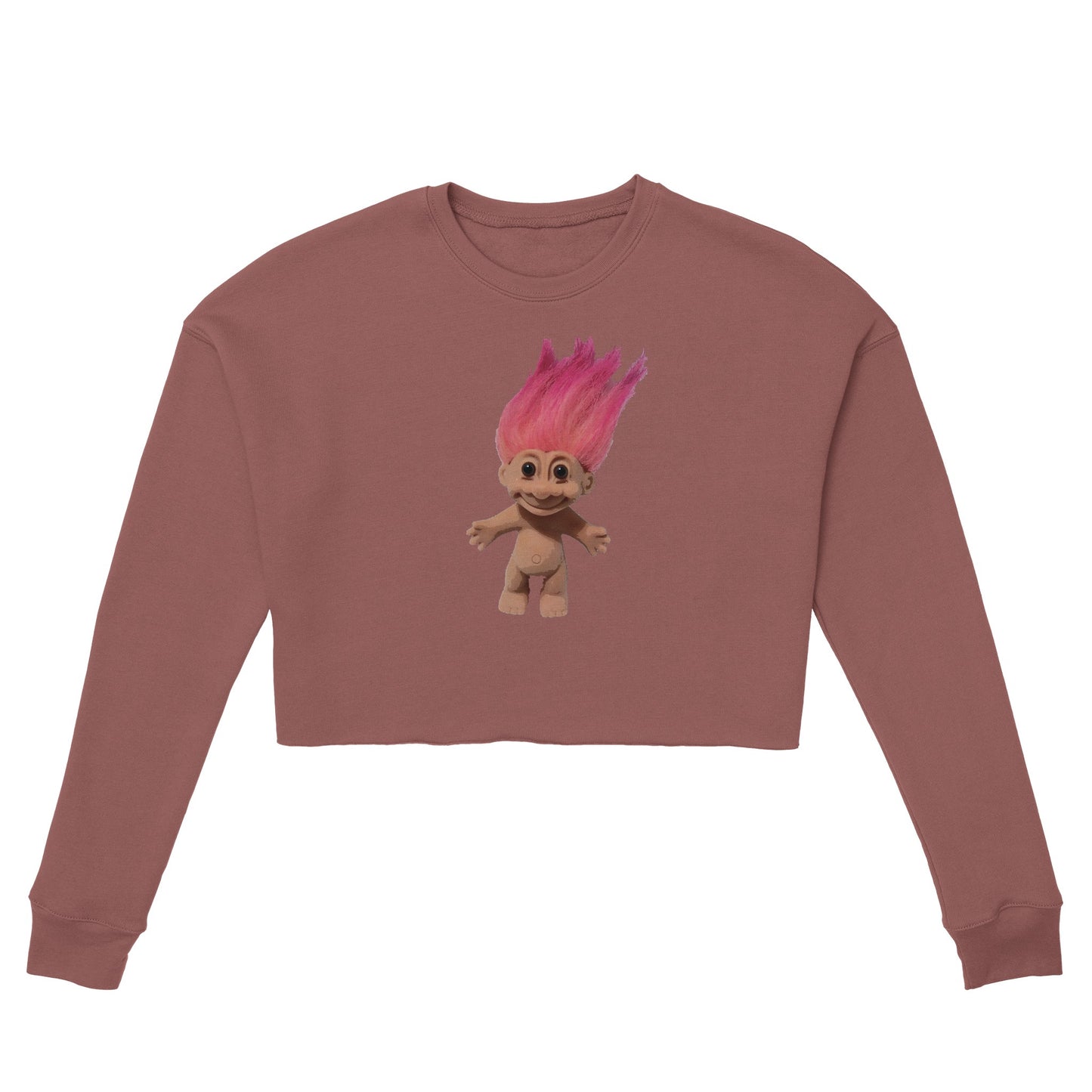 Troll Women's Cropped Sweatshirt