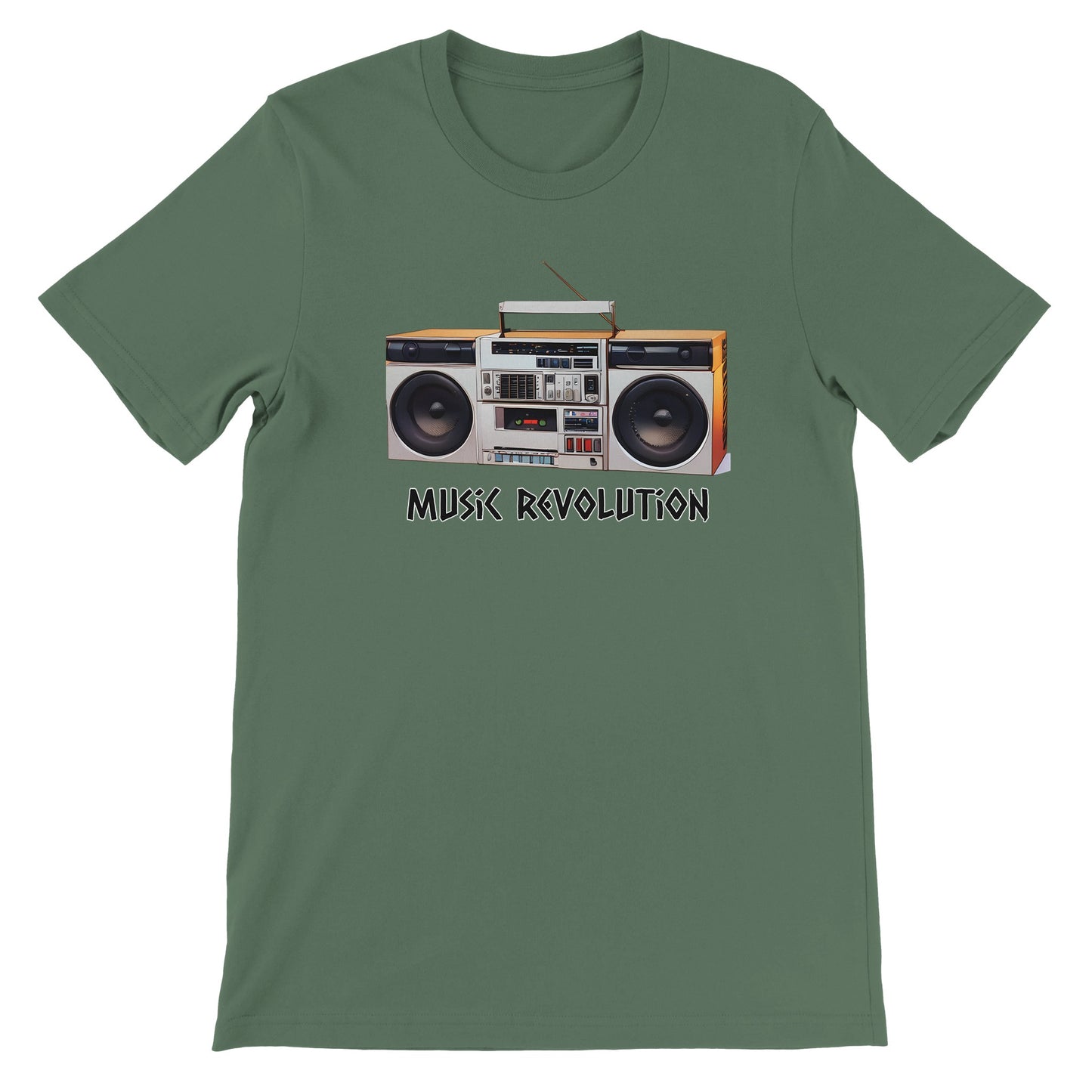 Music Revolution Premium Unisex Crewneck T-shirt