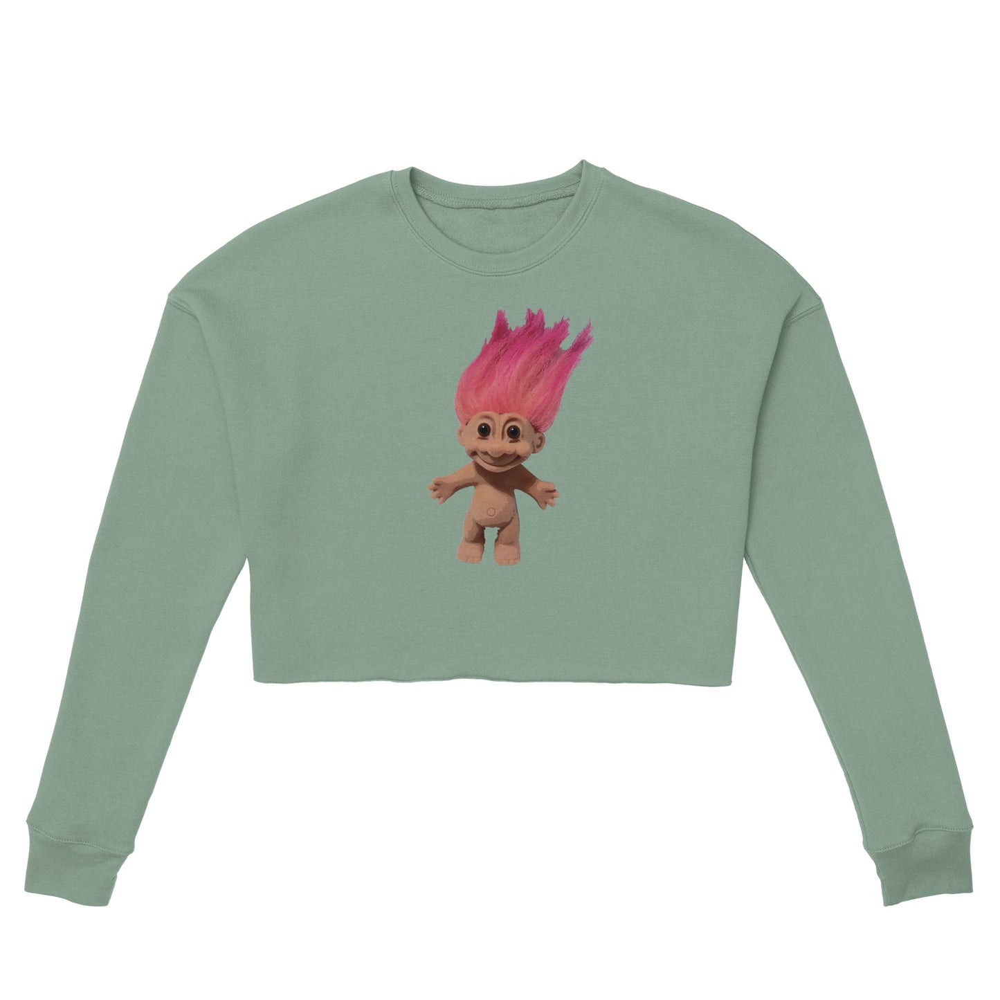 Troll Women's Cropped Sweatshirt