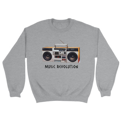 Music Revolution Classic Unisex Crewneck Sweatshirt