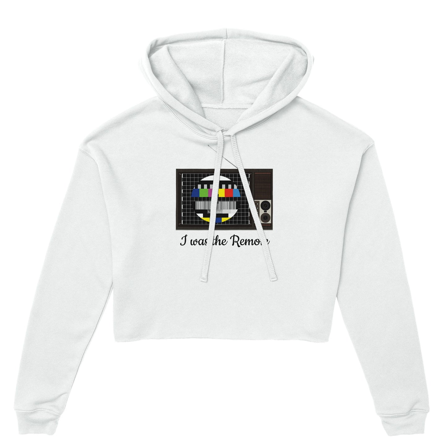 Retro TV Women's Cropped Hoodie