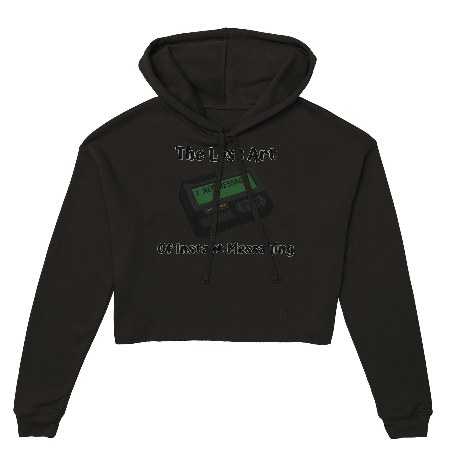 Pager Women's Cropped Hoodie