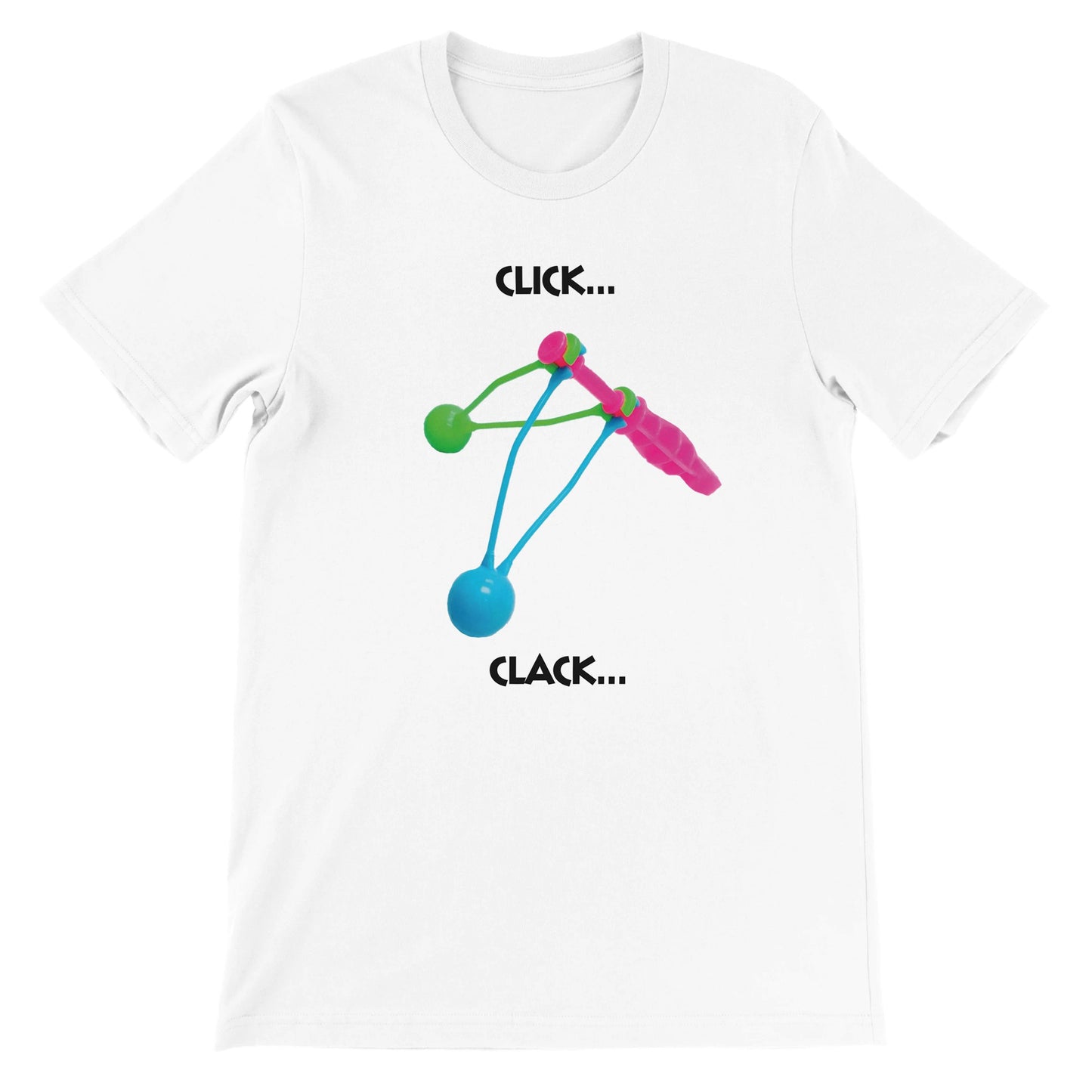 Clicker Clacker Premium Unisex Crewneck T-shirt