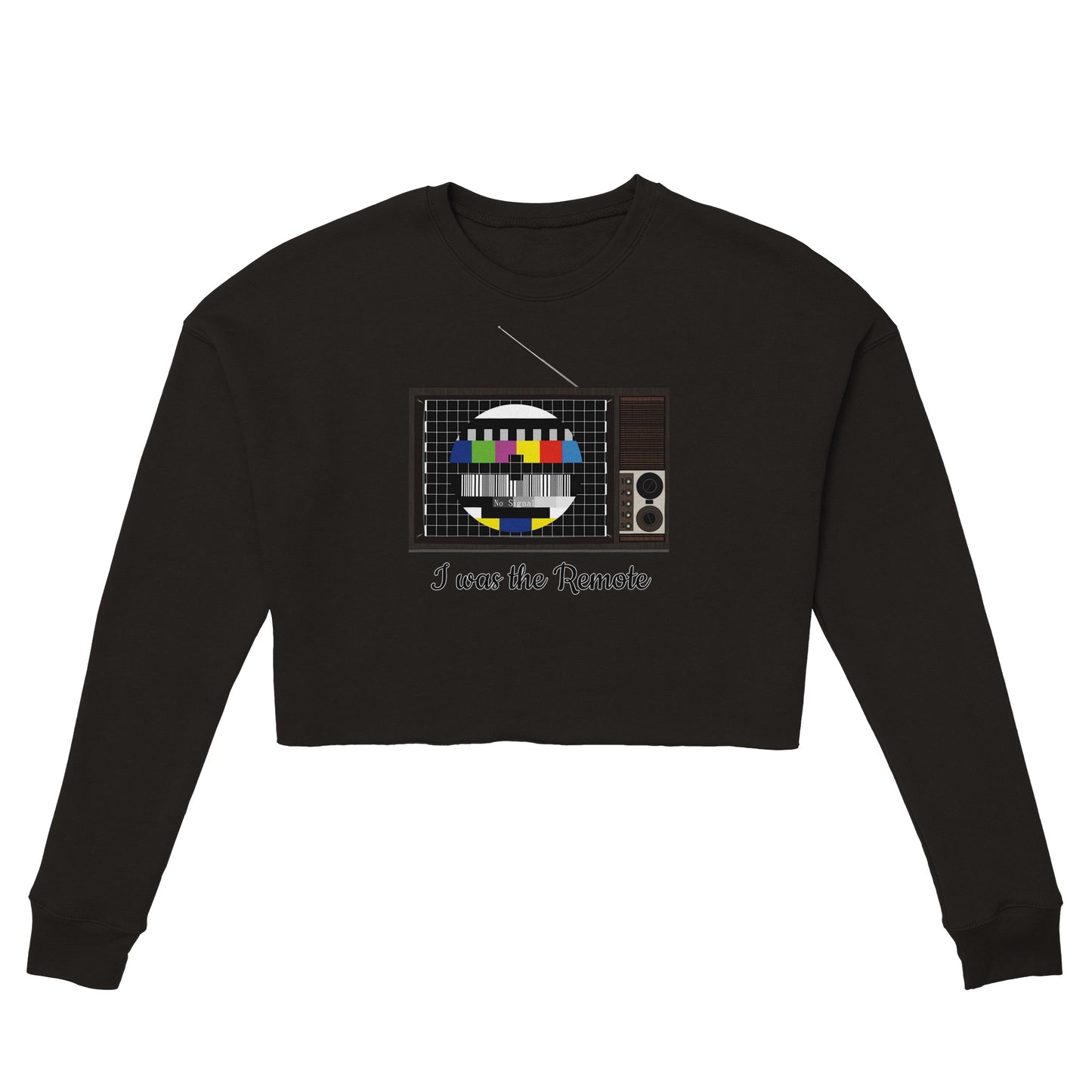 Retro TV Women's Cropped Sweatshirt