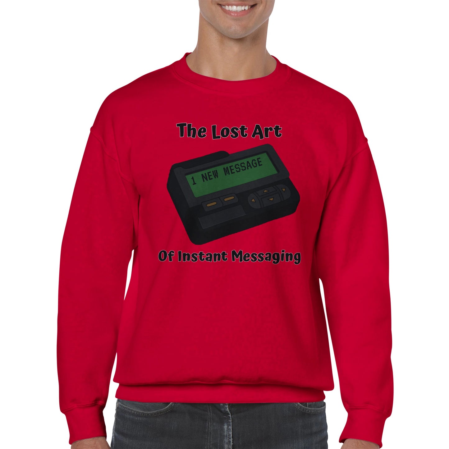 Pager Classic Unisex Crewneck Sweatshirt