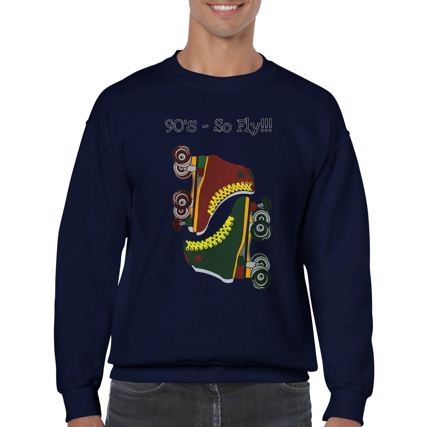 Roller Skates Classic Unisex Crewneck Sweatshirt