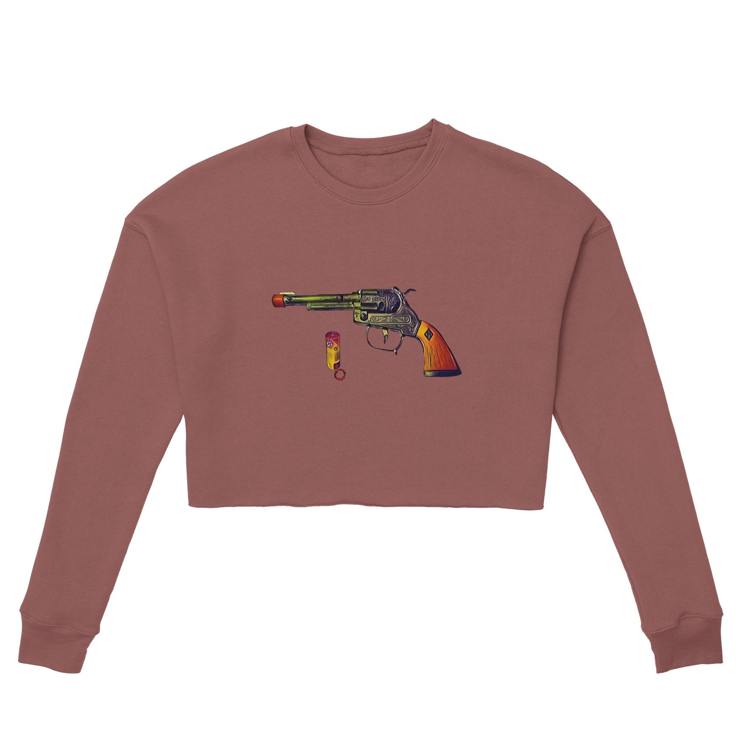 Pistol Women's Cropped Sweatshirt