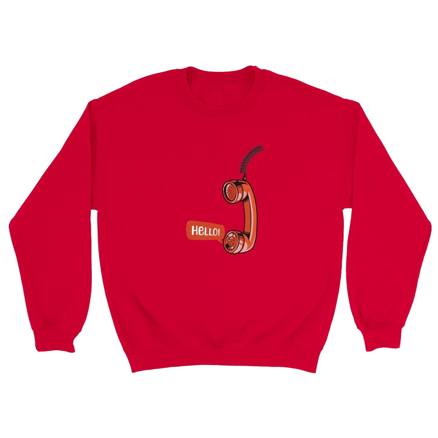 Telephone Handset Classic Unisex Crewneck Sweatshirt