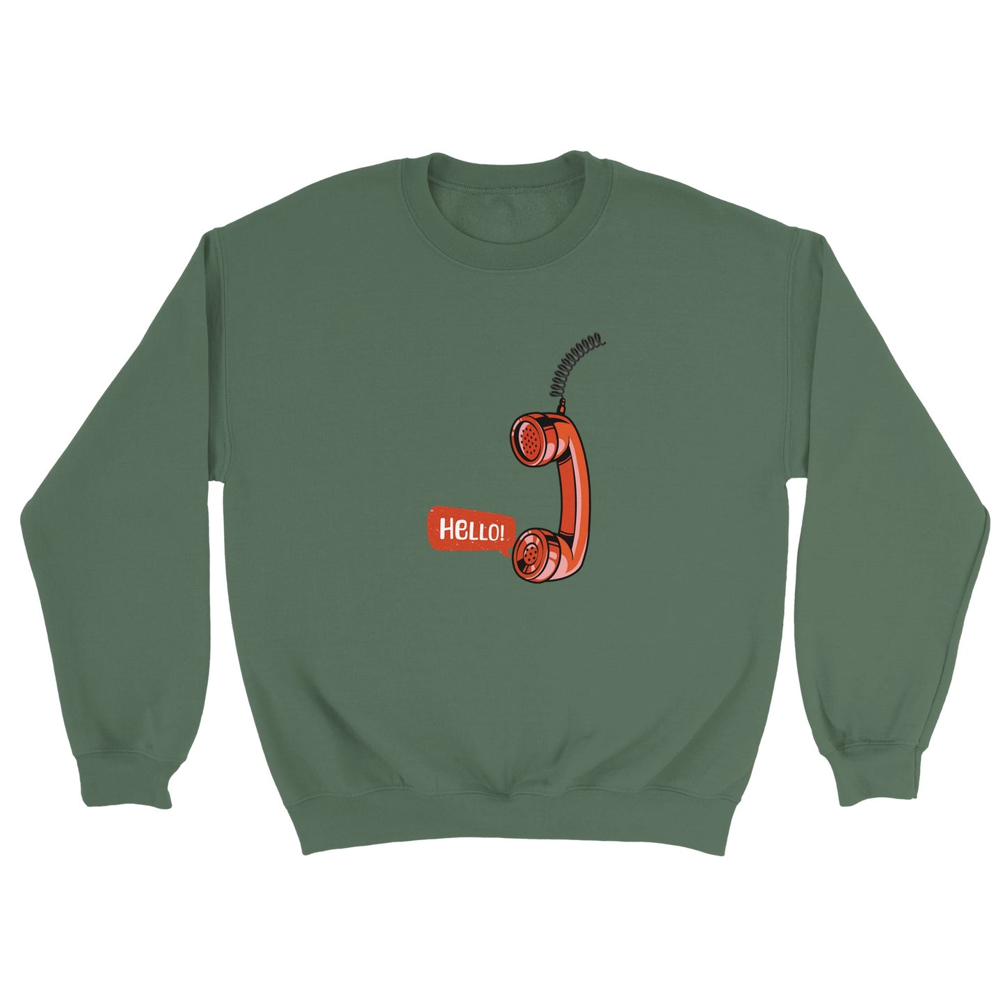 Telephone Handset Classic Unisex Crewneck Sweatshirt