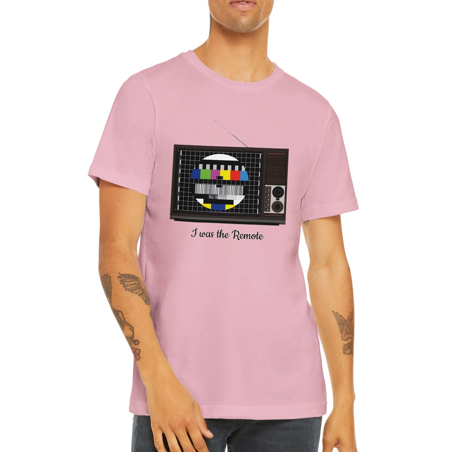 Retro TV Premium Unisex Crewneck T-shirt