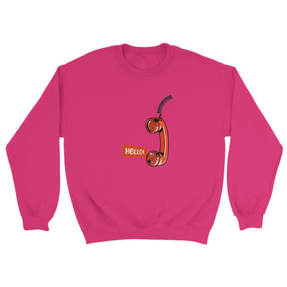 Telephone Handset Classic Unisex Crewneck Sweatshirt