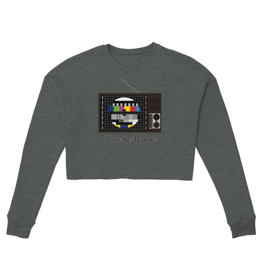 Retro TV Women's Cropped Sweatshirt