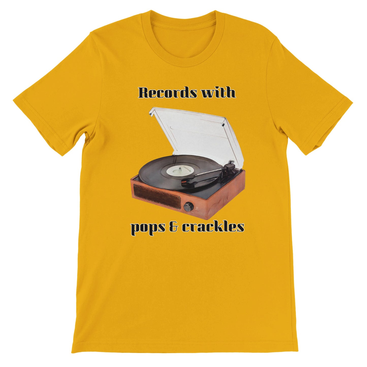 Vinyl Player Premium Unisex Crewneck T-shirt