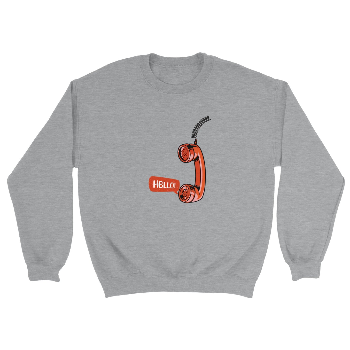 Telephone Handset Classic Unisex Crewneck Sweatshirt