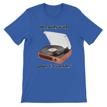 Vinyl Player Premium Unisex Crewneck T-shirt