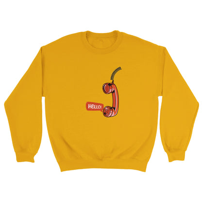 Telephone Handset Classic Unisex Crewneck Sweatshirt