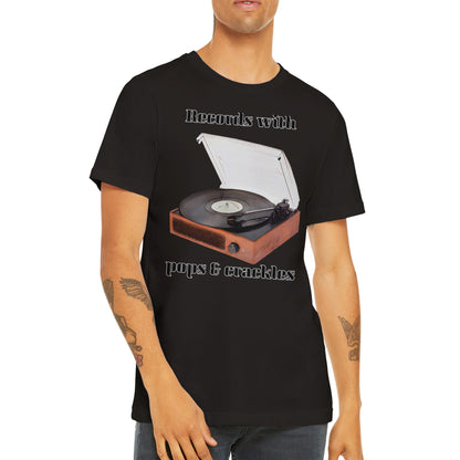 Vinyl Player Premium Unisex Crewneck T-shirt