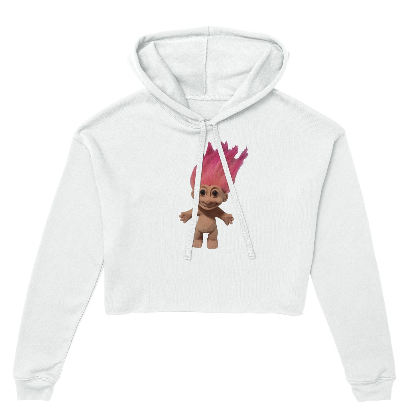 Troll Women's Cropped Hoodie