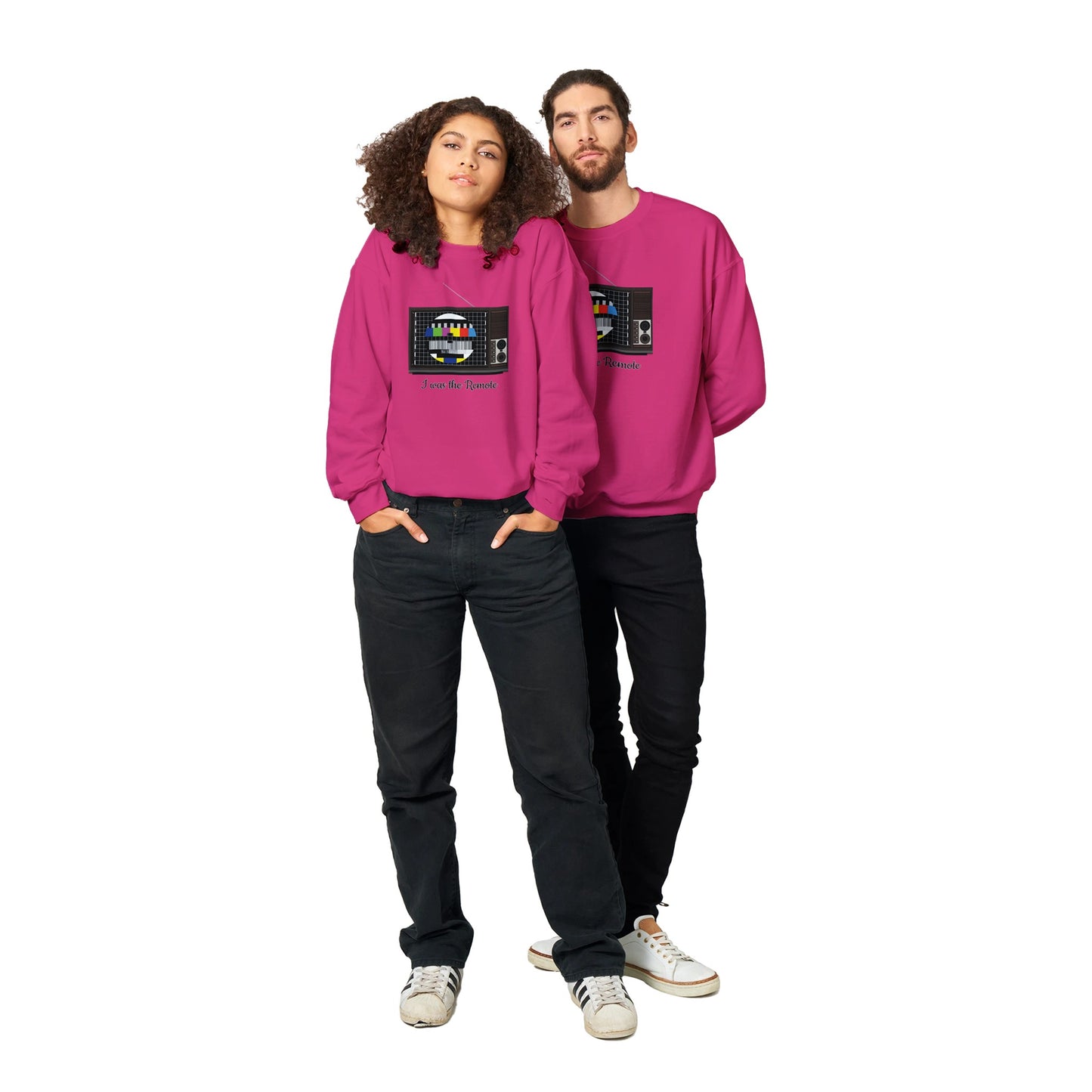 Retro TV Classic Unisex Crewneck Sweatshirt