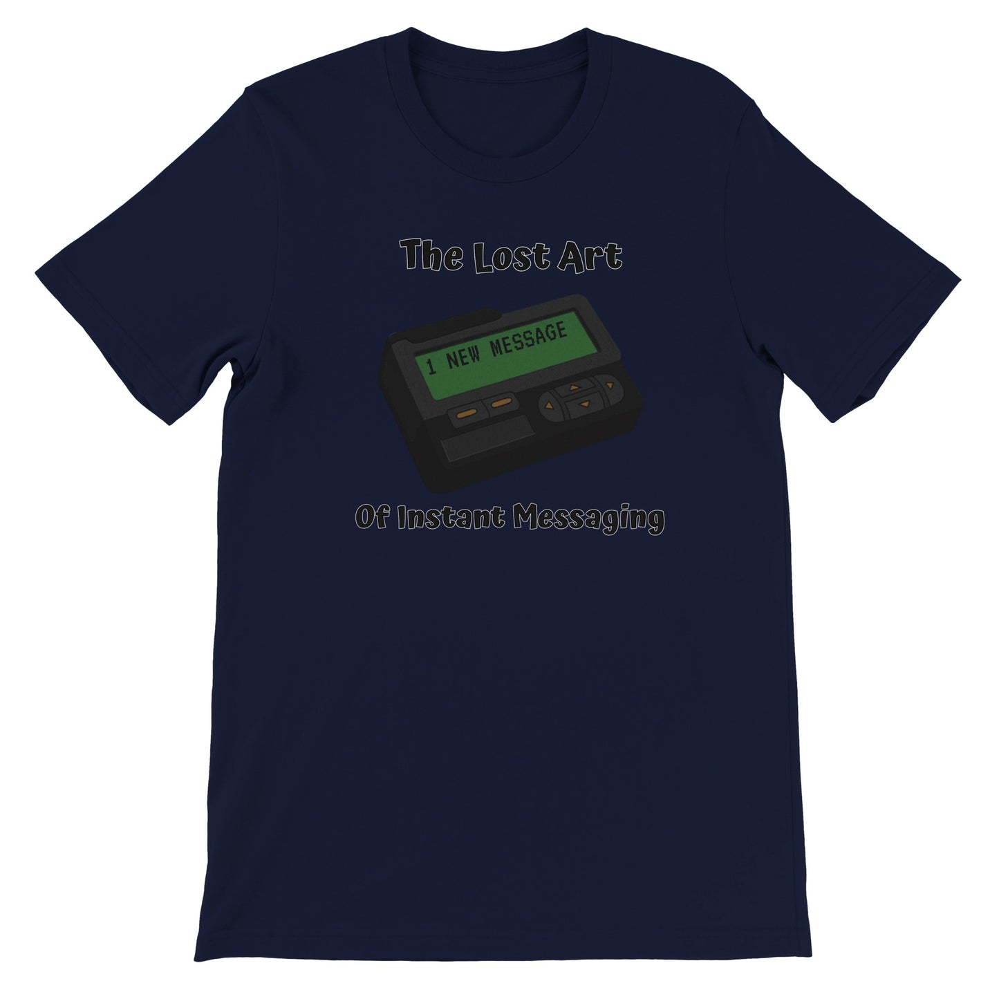 Pager Premium Unisex Crewneck T-shirt