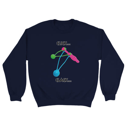 Click Clacker Classic Unisex Crewneck Sweatshirt