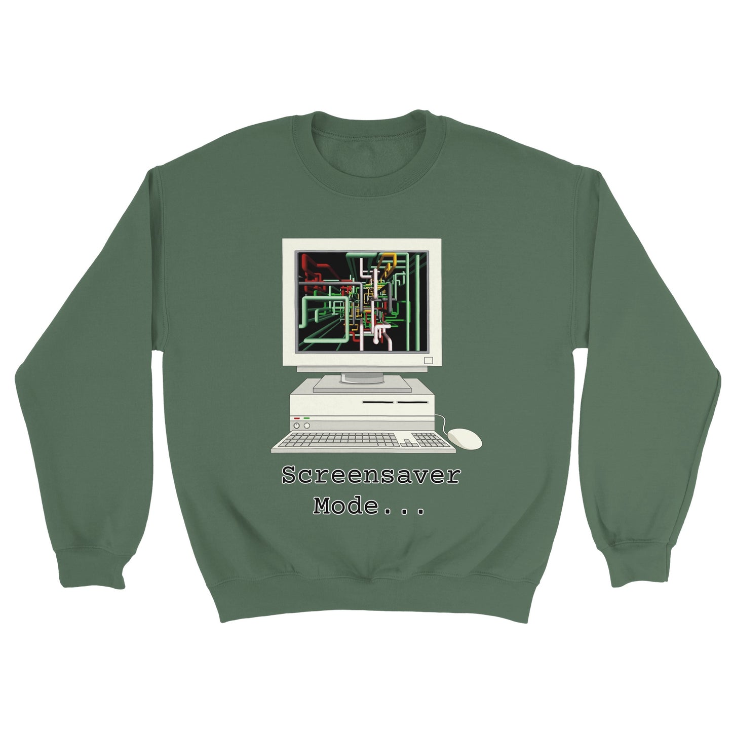 Desktop PC Classic Unisex Crewneck Sweatshirt