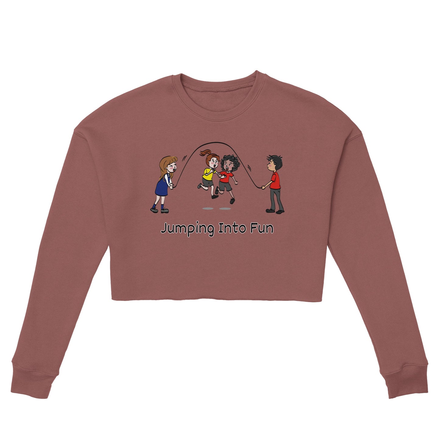 Jump Rope Women's Cropped Sweatshirt