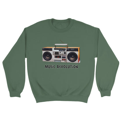 Music Revolution Classic Unisex Crewneck Sweatshirt