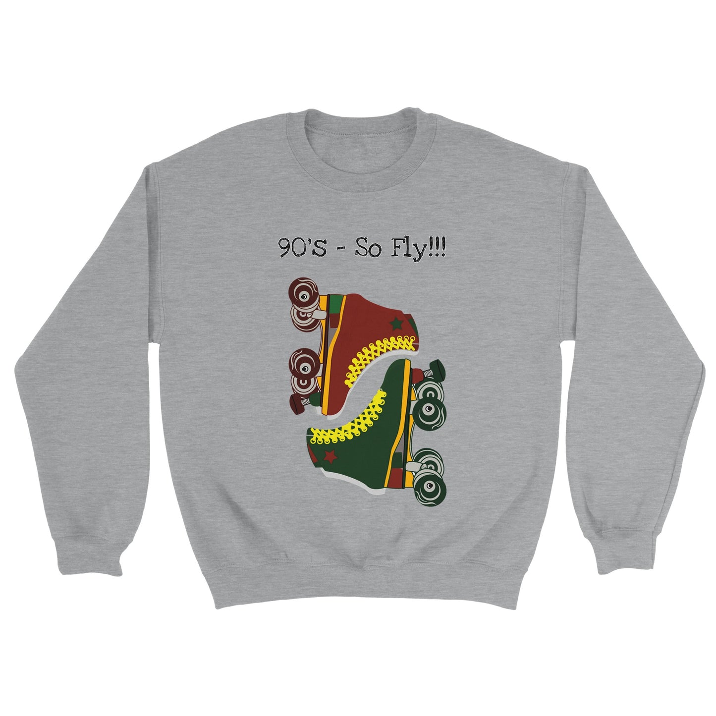 Roller Skates Classic Unisex Crewneck Sweatshirt