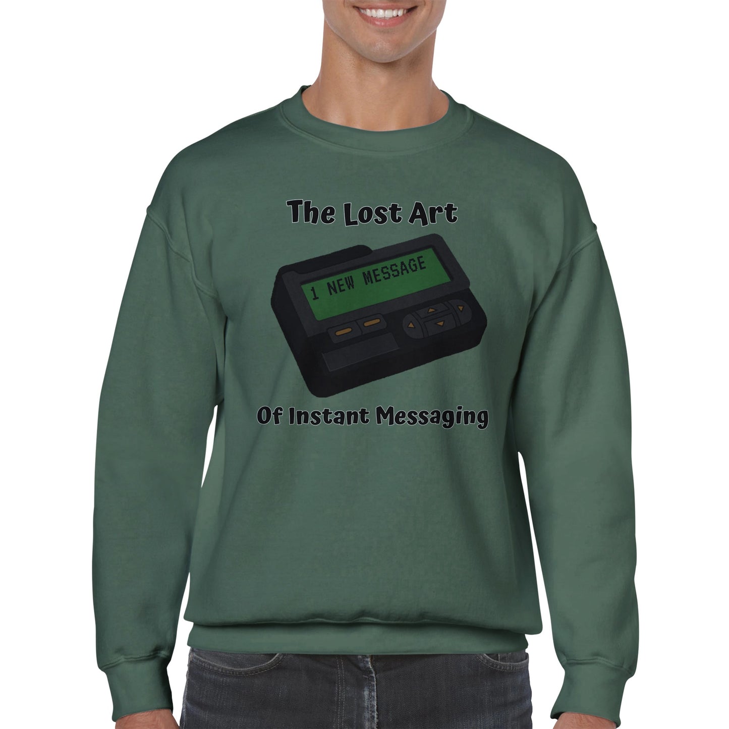 Pager Classic Unisex Crewneck Sweatshirt