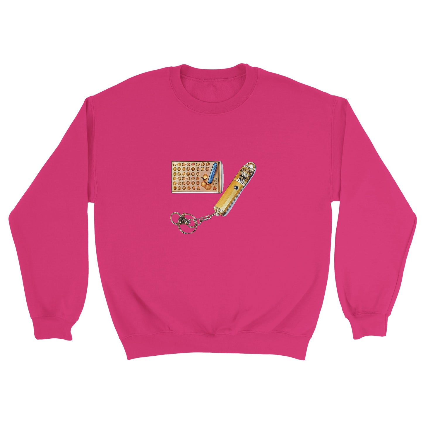 Hologram Laser Classic Unisex Crewneck Sweatshirt