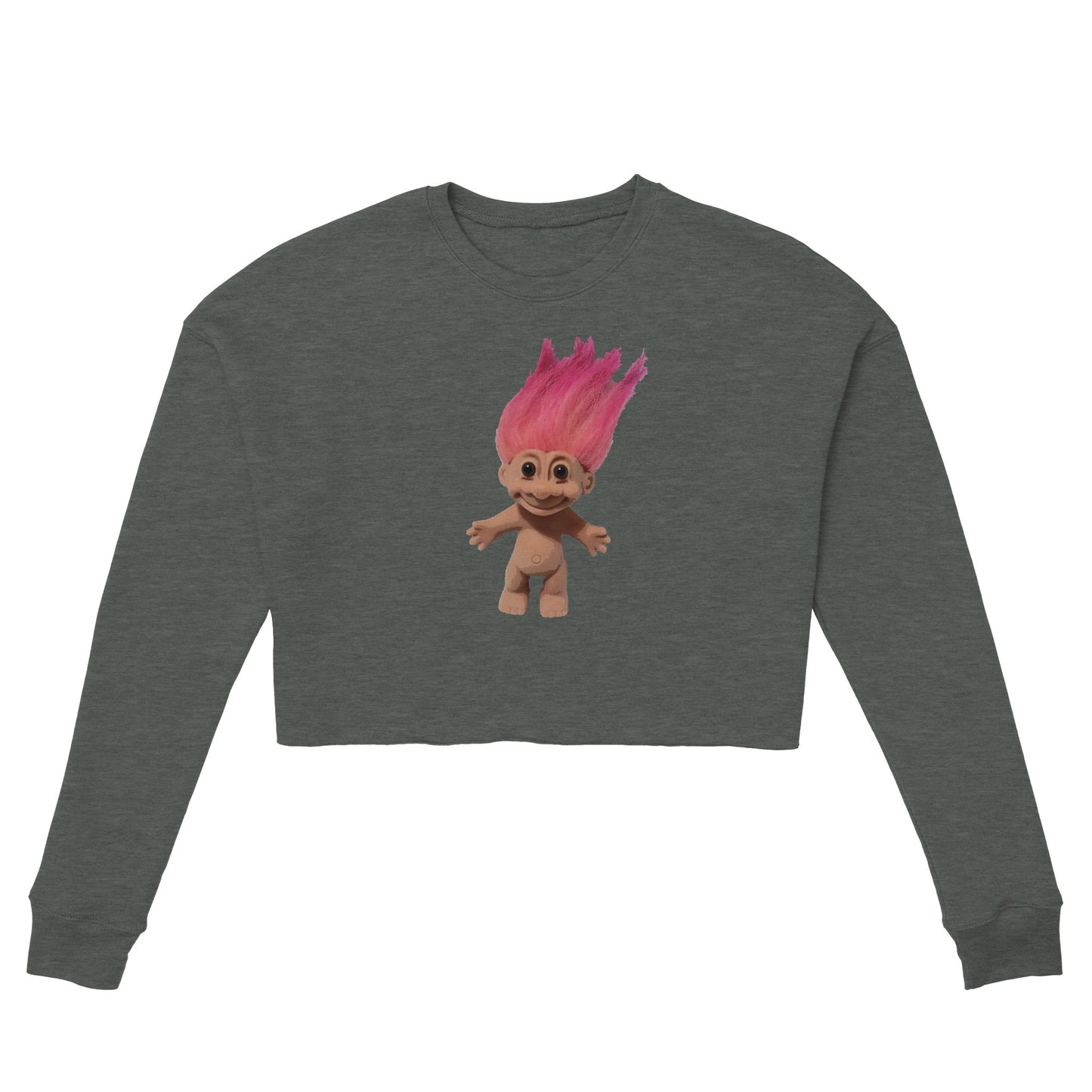 Troll Women's Cropped Sweatshirt