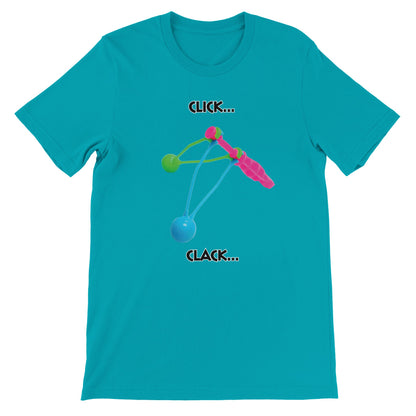 Clicker Clacker Premium Unisex Crewneck T-shirt