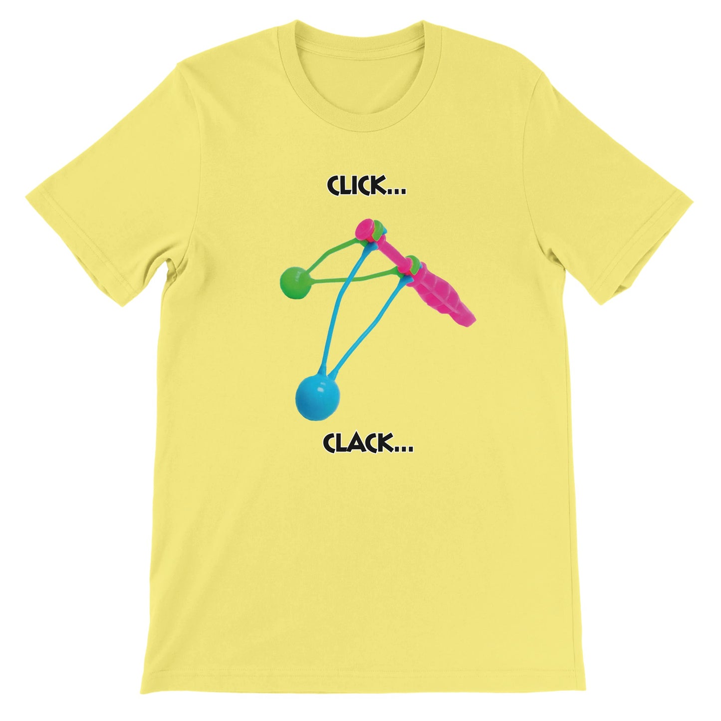 Clicker Clacker Premium Unisex Crewneck T-shirt