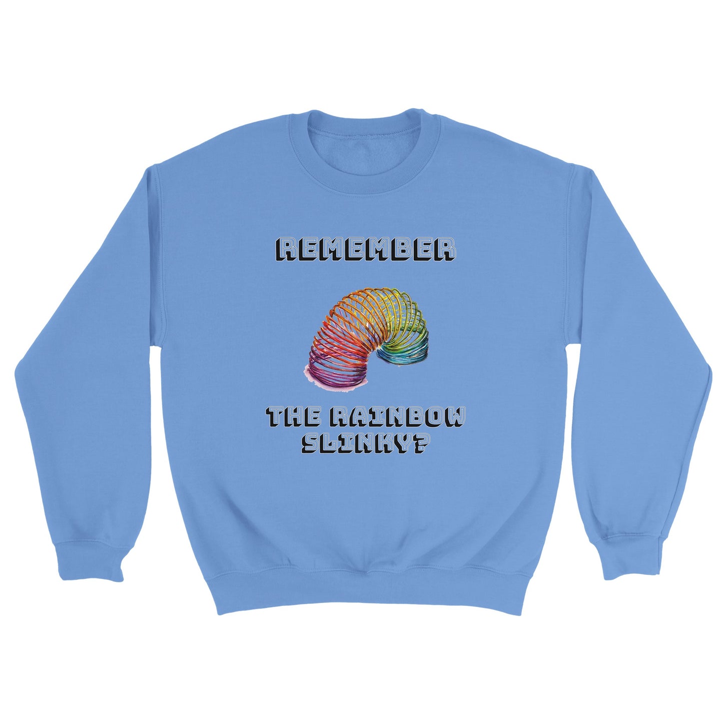 Rainbow Slinky Classic Unisex Crewneck Sweatshirt