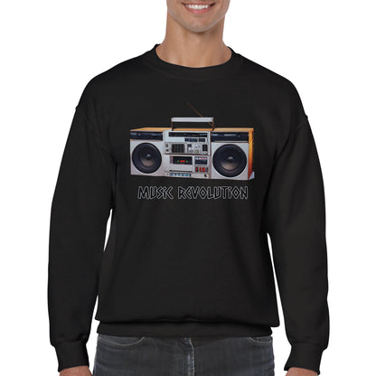 Music Revolution Classic Unisex Crewneck Sweatshirt