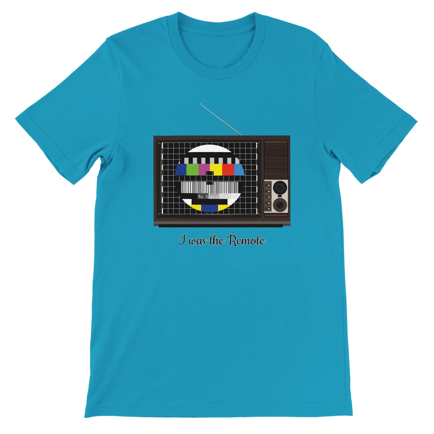 Retro TV Premium Unisex Crewneck T-shirt