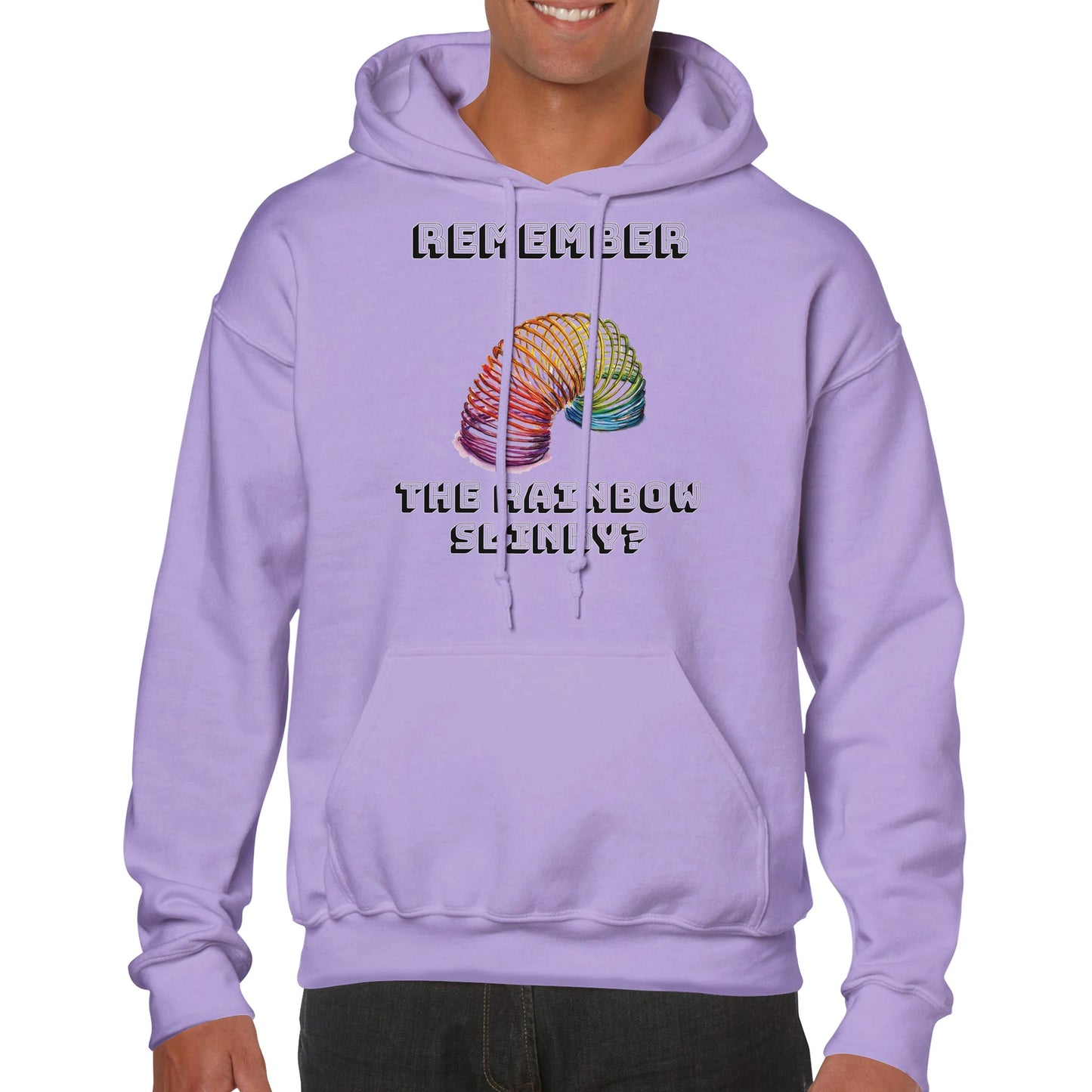 Rainbow Slinky Classic Unisex Pullover Hoodie